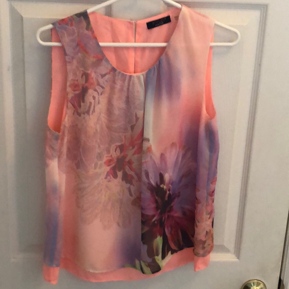 FYLO Floral Top Blouse Sz Small Petite